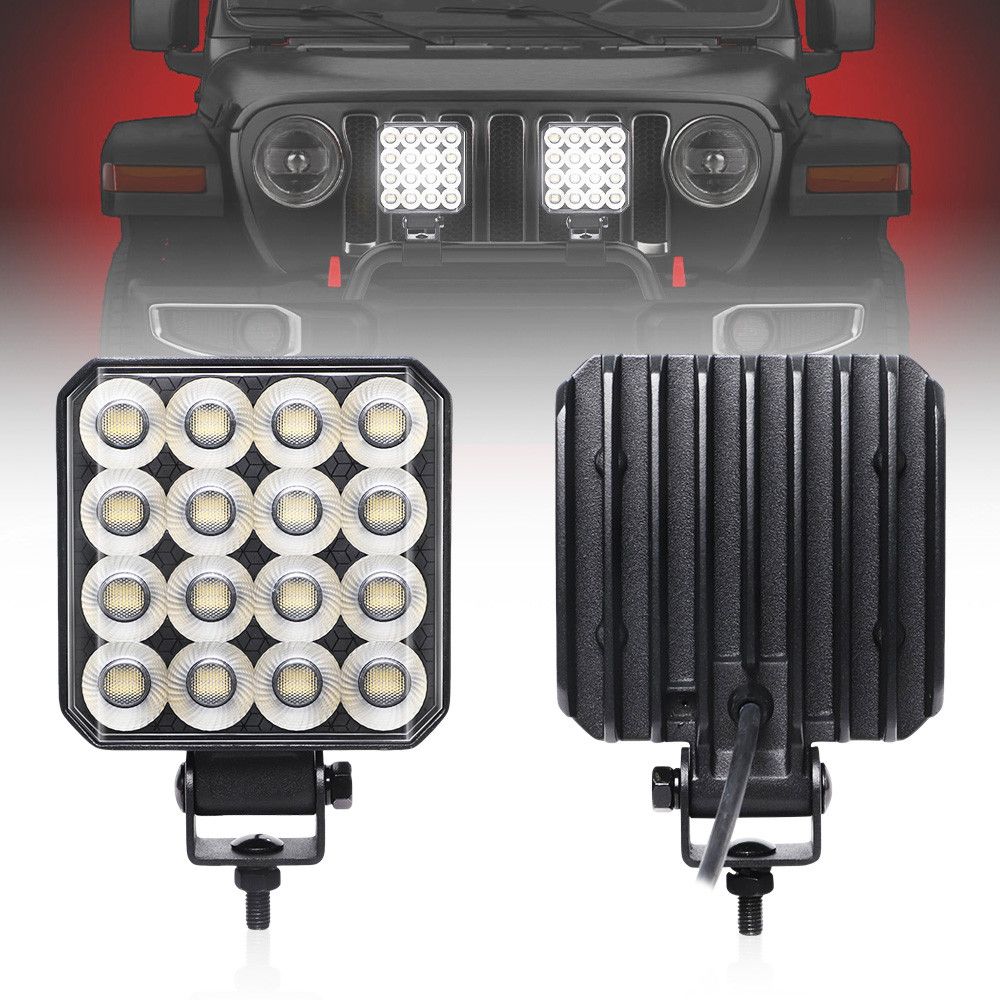 products/1528/LED SVETLO REFLEKTOR.jpg - LED REFLEKTOR - RADNO SVETLO 11.5x11.5cm 96W - Xenon Svetla Beograd